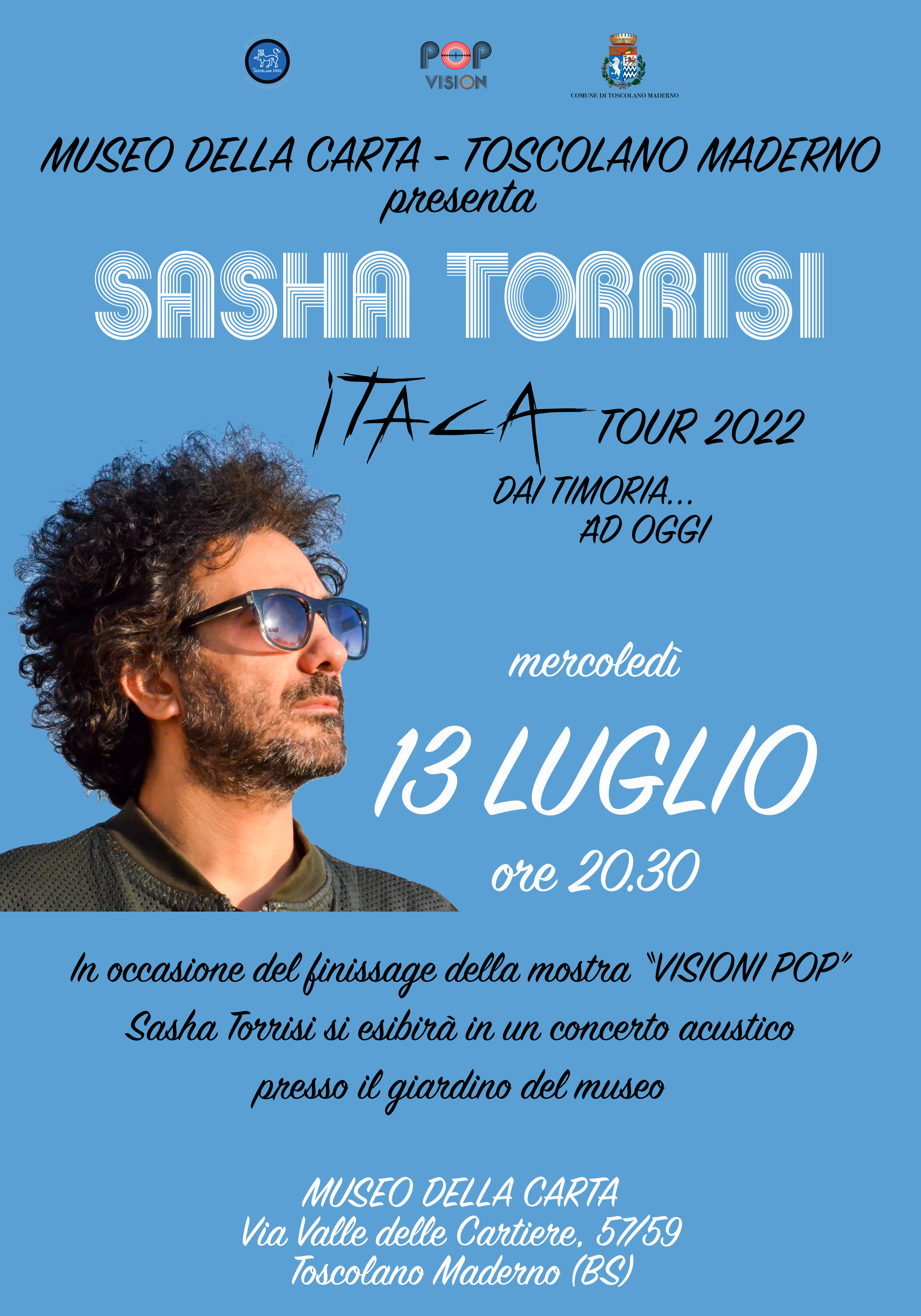 Annullato Finissage mostra VISIONI POP