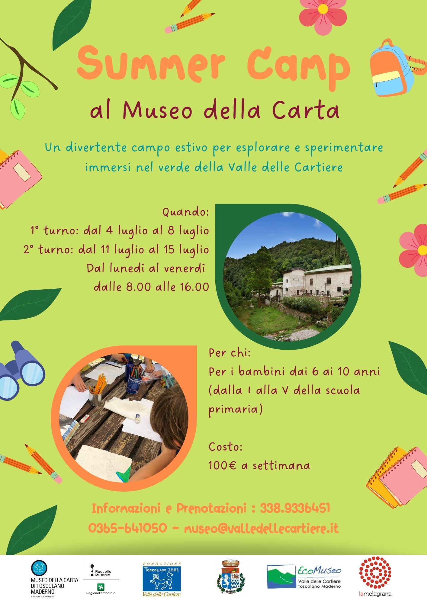 Summer camp al Museo della Carta