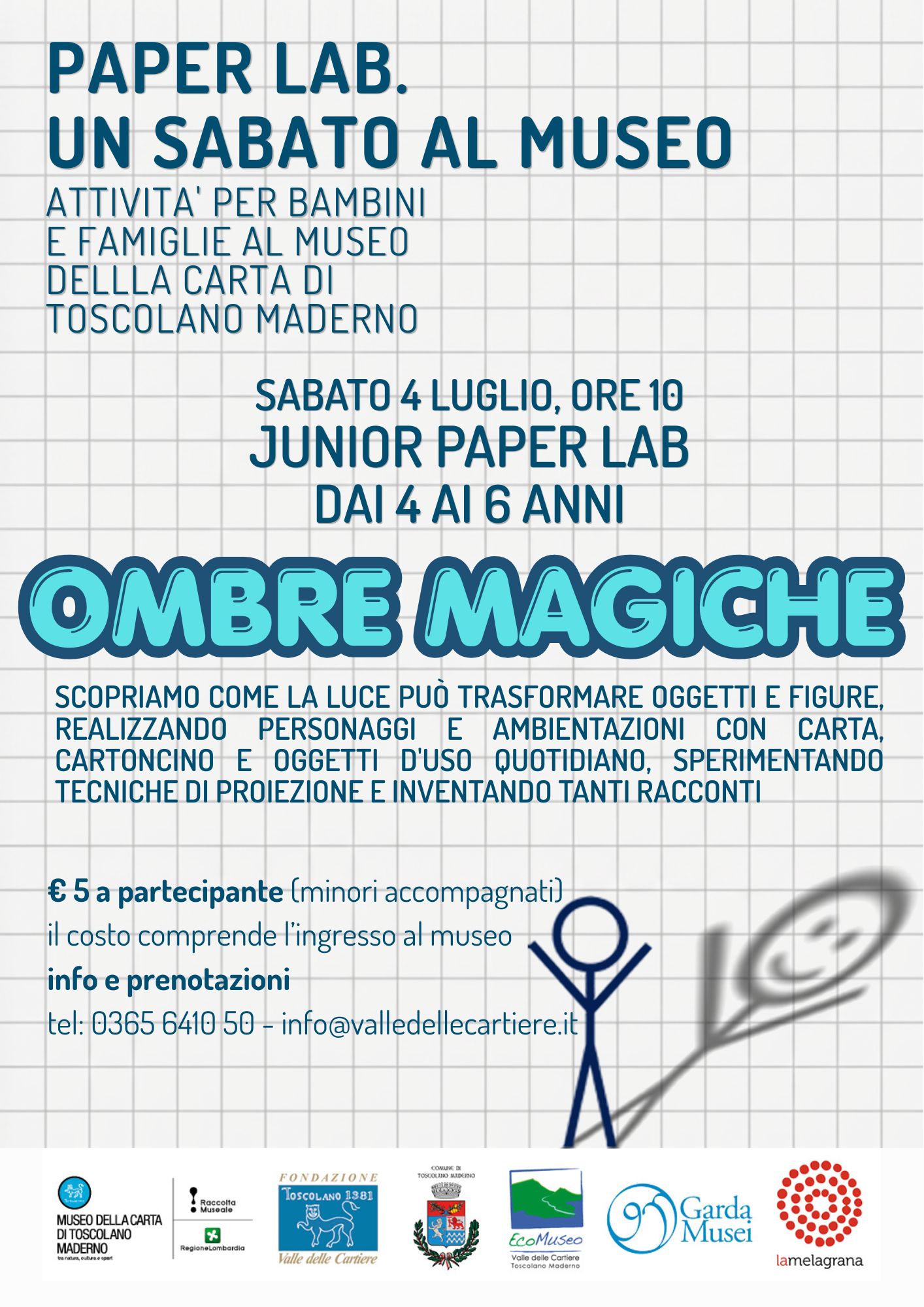 Paper lab. Un sabato al museo - Ombre magiche