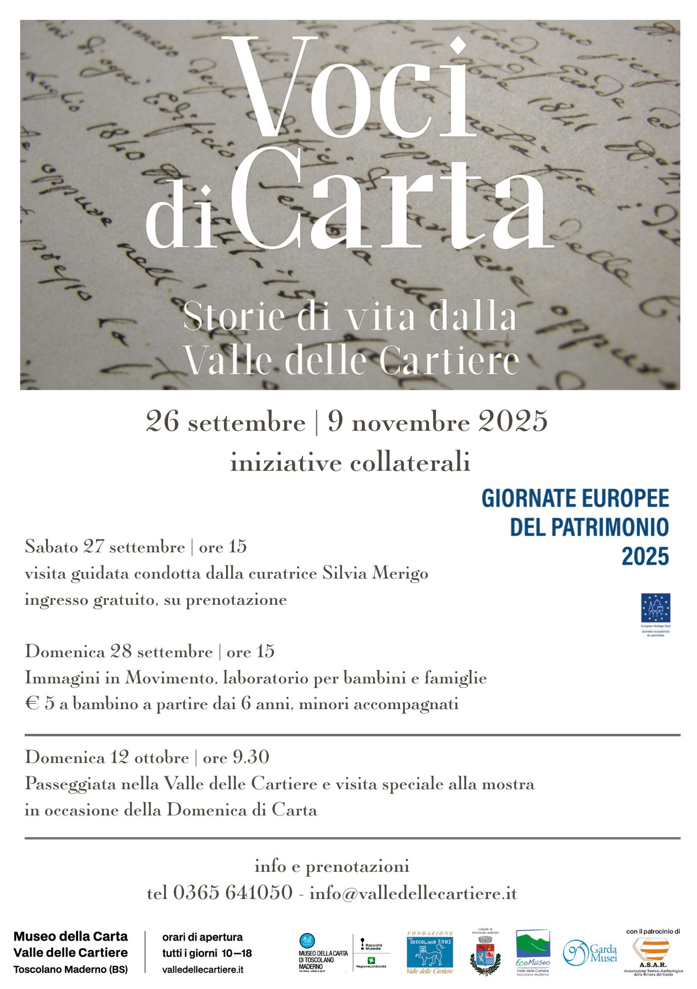 VOCI DI CARTA-INIZIATIVE COLLATERALI